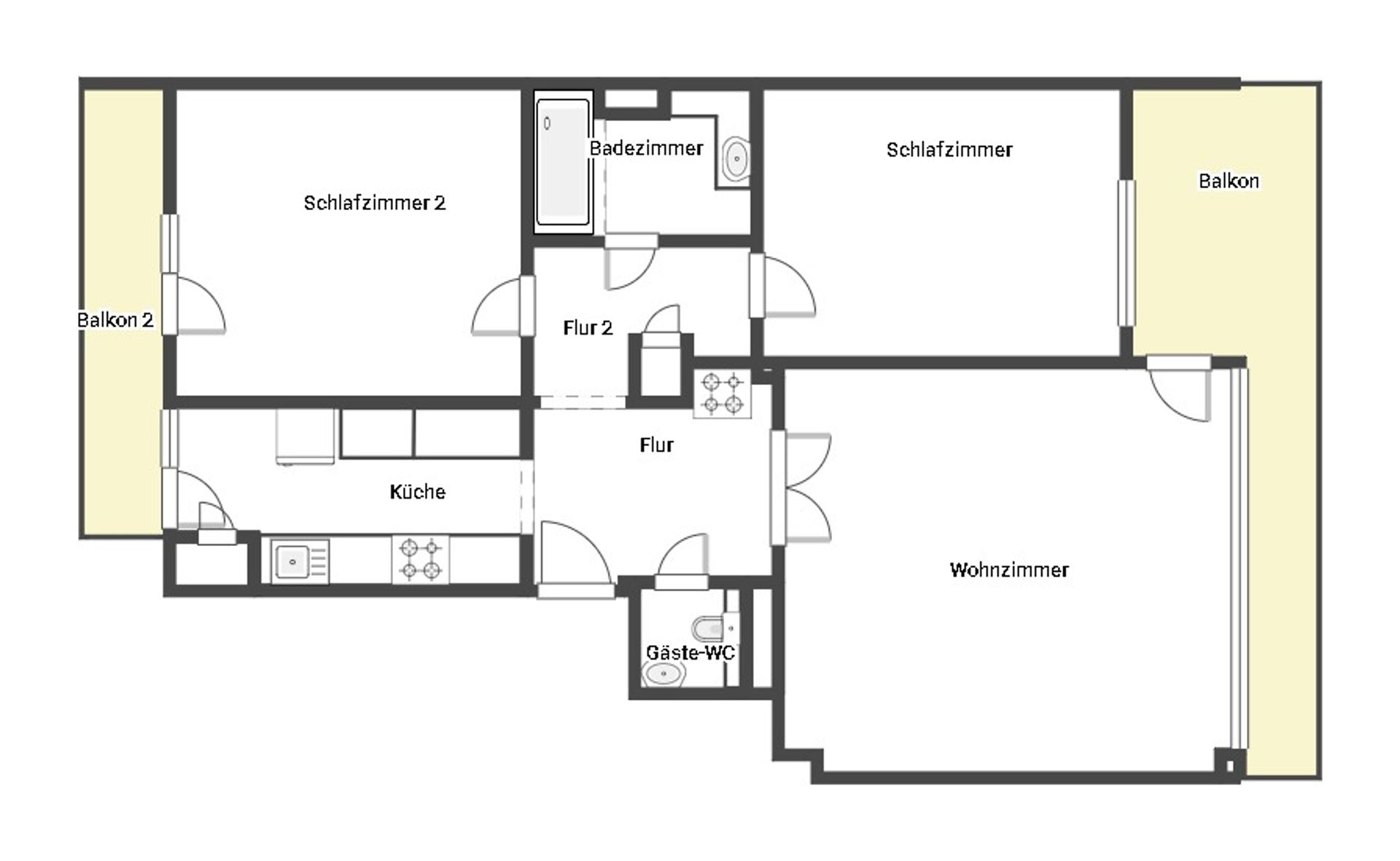 Wohnung zum Kauf 195.000 € 3 Zimmer 81,3 m²<br/>Wohnfläche 1.<br/>Geschoss Berenbostel - Nord Garbsen 30827