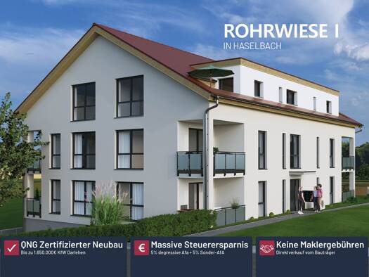 Wohnanlage zum Kauf - Erstbezug provisionsfrei als Kapitalanlage geeignet 3.100.000 € 757,4 m² 1.560 m² Grundstück Haselbach Tiefenbach 94113