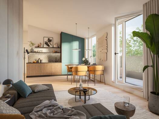 Wohnung zum Kauf - Erstbezug provisionsfrei 481.900 € 1,5 Zimmer 40,5 m² 2. Geschoss Feldmoching-Hasenbergl München 80995