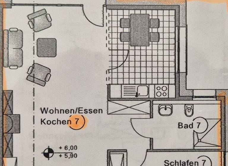 Wohnung zur Miete 950 € 2 Zimmer 80,4 m² Geschoss 2/3 frei ab 15.06.2026 Ostenallee Hamm-Osten Hamm 59071