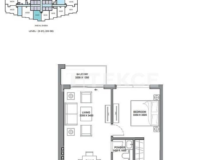 Studio zum Kauf 806.000 € 3 Zimmer 108 m² 3. Geschoss Dubai
