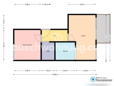 Wohnung zur Miete Tauschwohnung 292 € 2 Zimmer 48 m² 2. Geschoss Niederschönhausen Berlin 13156