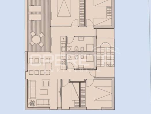 Wohnung zum Kauf 585.000 € 4 Zimmer 108 m² 1. Geschoss Lovrecica, Petrovija, Materada