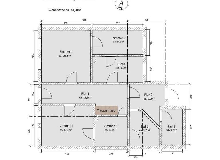 Mehrfamilienhaus zum Kauf 19.900 € 7 Zimmer 109,1 m² 256 m² Grundstück Gnoien 17179