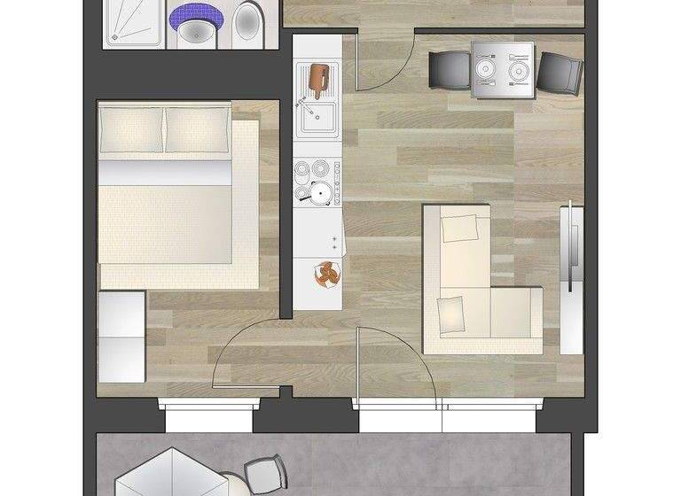 Wohnung zur Miete 254 € 2 Zimmer 35,8 m² 6. Geschoss frei ab 01.06.2026 Alfred-Neubert-Str. 3 Markersdorf Chemnitz 09123