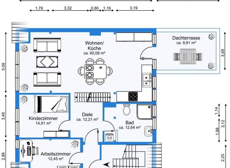 Maisonette zum Kauf als Kapitalanlage geeignet 198.000 € 5 Zimmer 164,5 m² Merseburg 06217