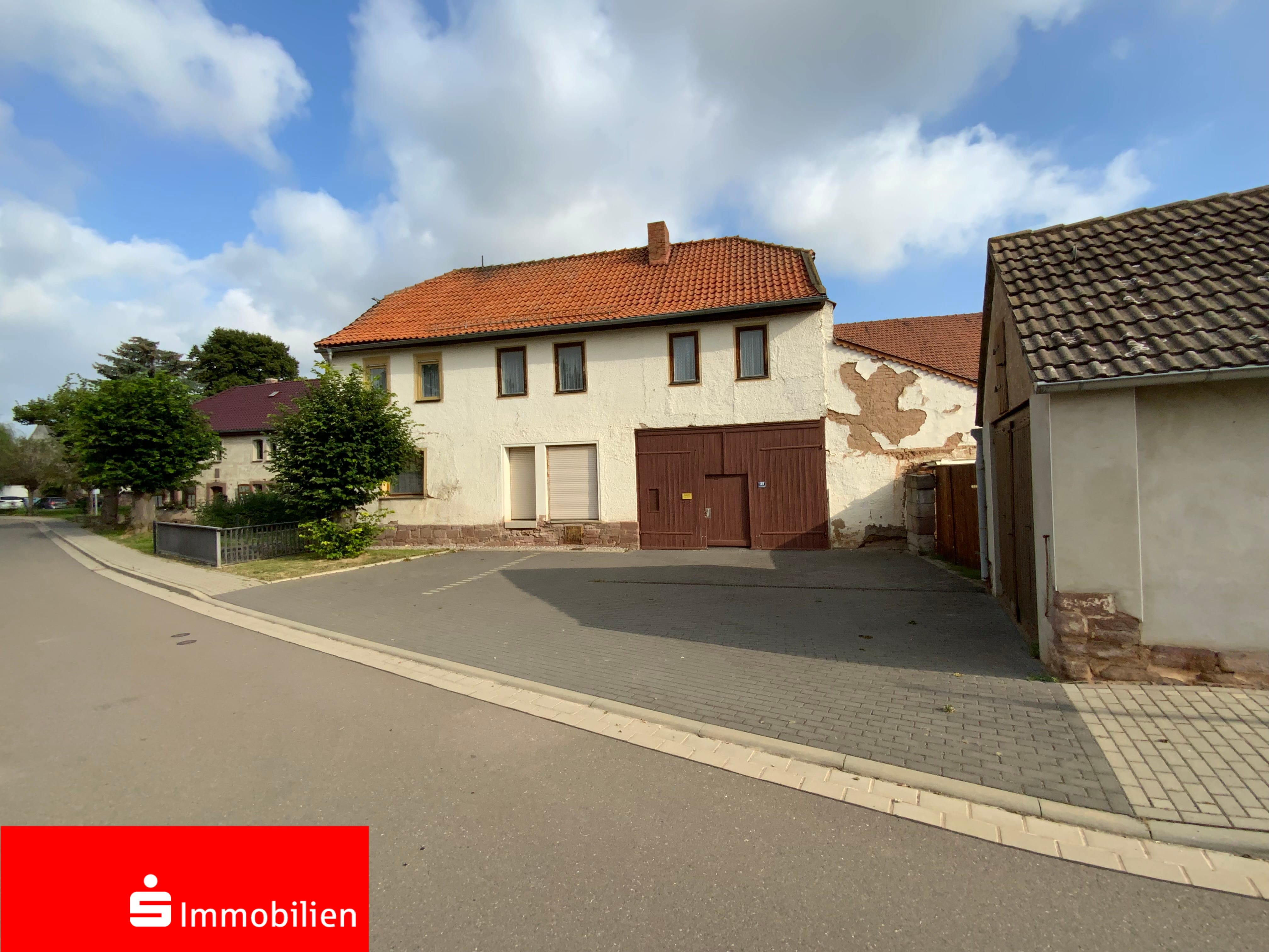 Bauernhaus zum Kauf provisionsfrei 79.500 € 10 Zimmer 190 m²<br/>Wohnfläche 1.631 m²<br/>Grundstück Bad Frankenhausen 06567