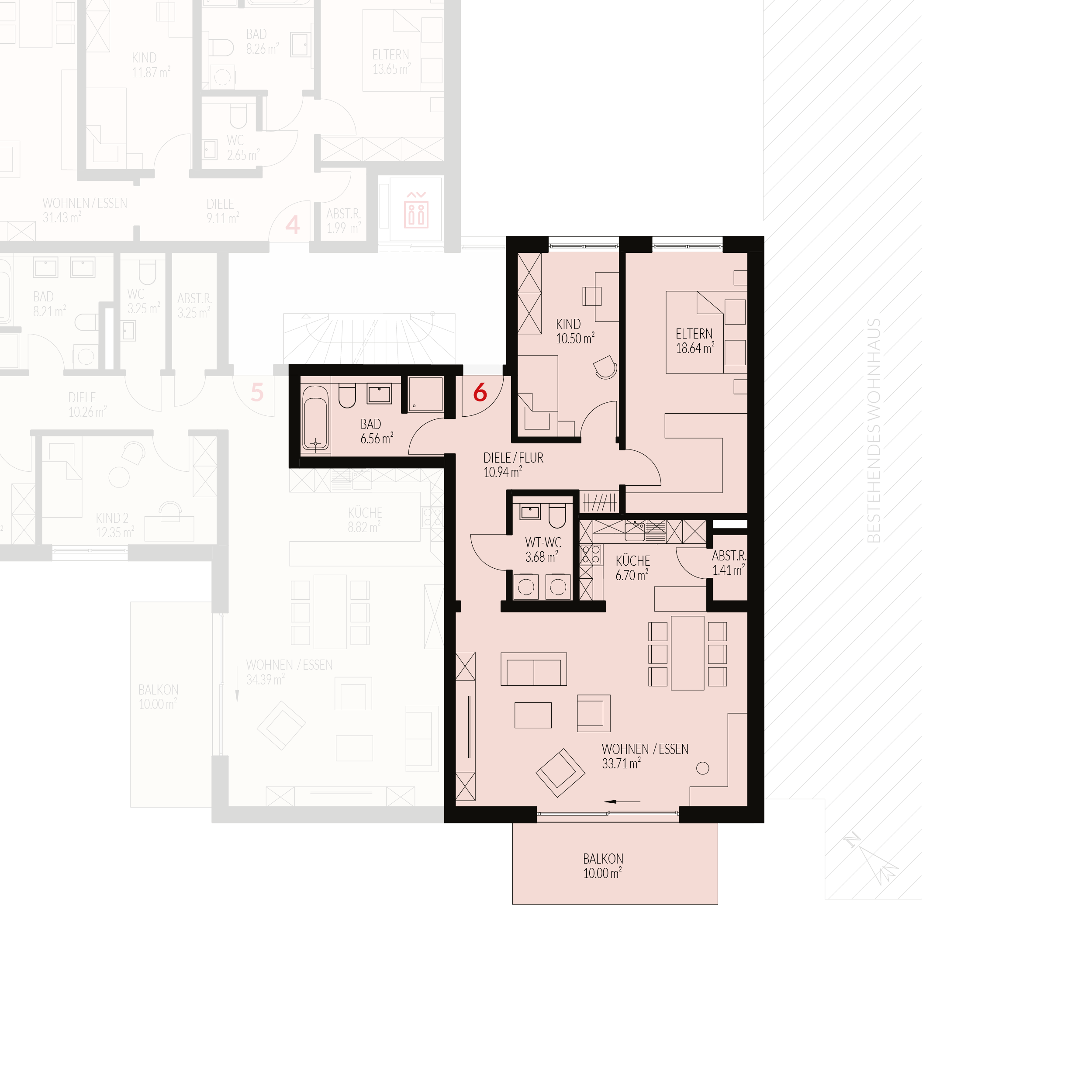 Wohnung zum Kauf provisionsfrei 467.000 € 3 Zimmer 97,1 m²<br/>Wohnfläche Fischingerstraße 15 Binzen 79589