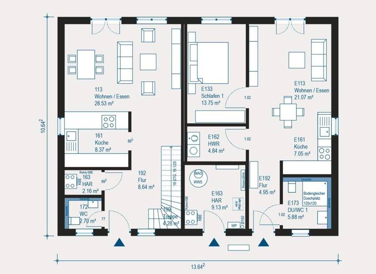 Mehrfamilienhaus zum Kauf 647.700 € 7 Zimmer 239 m² 605 m² Grundstück Schafhof Neumarkt in der Oberpfalz 92318