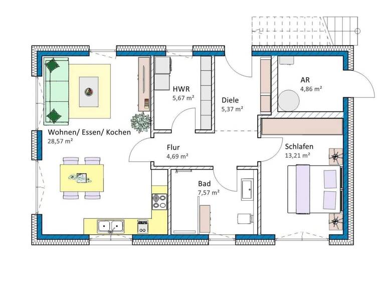 Wohnung zum Kauf provisionsfrei 239.000 € 2 Zimmer 74 m² Löhne 32584