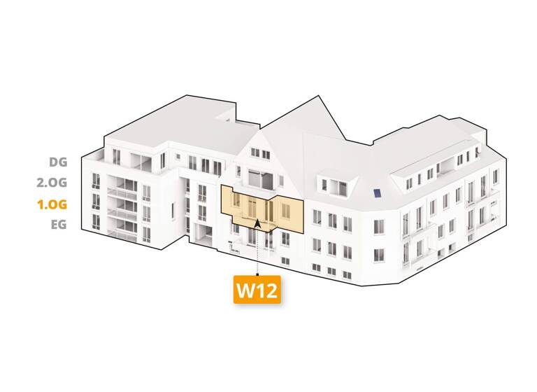 Wohnung zum Kauf provisionsfrei 365.854 € 2 Zimmer 85,6 m² 1. Geschoss Bleichstraße 14 Freistett Rheinau-Freistett 77866