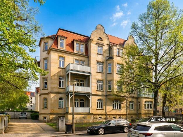 Wohnung zum Kauf 450.000 € 4 Zimmer 129,8 m² 2. Geschoss Hübnerstraße 15 Südvorstadt-West Ortsamtsbereich Plauen 01069