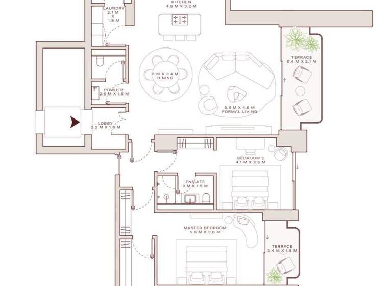 Wohnung zum Kauf - Erstbezug 3.575.990 € 3 Zimmer 189,8 m² Dubai