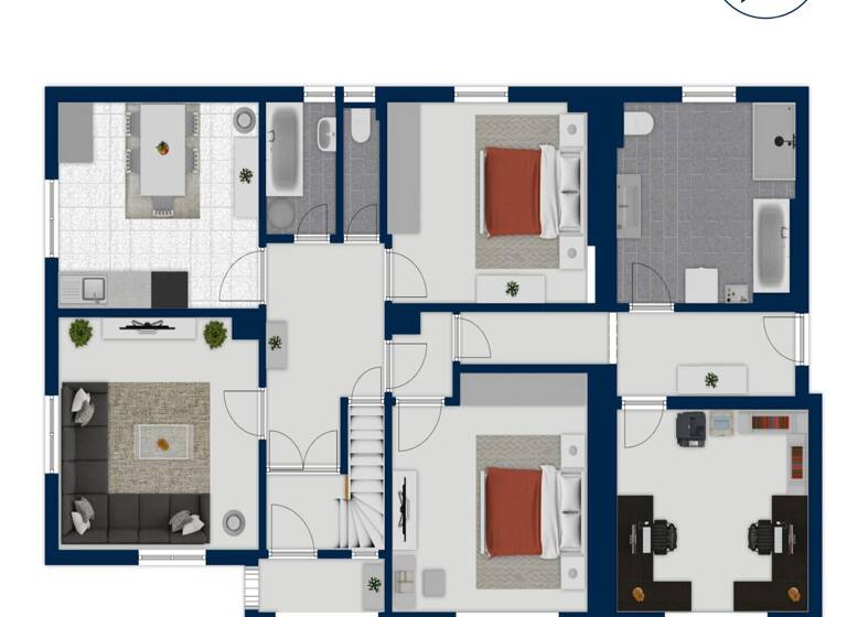 Mehrfamilienhaus zum Kauf 419.000 € 7 Zimmer 192 m² 1.681 m² Grundstück Dürrlauingen 89350
