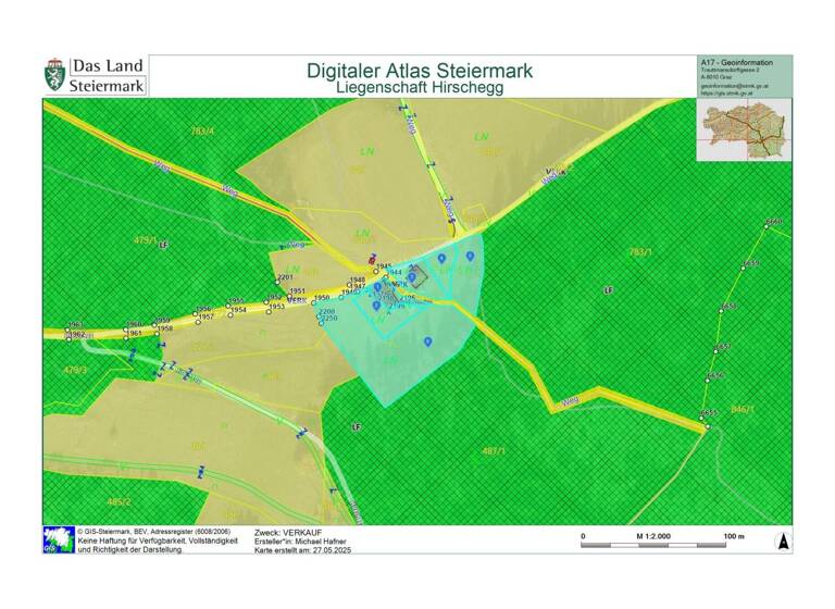 Haus zum Kauf 399.000 € 5 Zimmer 274 m² 7.650 m² Grundstück Hirschegg 8584
