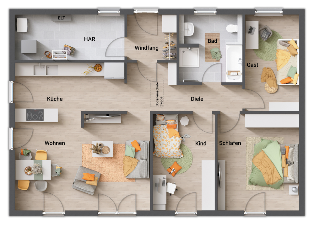 Einfamilienhaus zum Kauf 259.090 € 5 Zimmer 108 m²<br/>Wohnfläche 844 m²<br/>Grundstück Leimbach Eiterfeld 36132