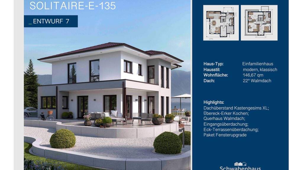 Einfamilienhaus zum Kauf provisionsfrei 732.024 € 5 Zimmer 146 m² 859 m² Grundstück Pausin Schönwalde-Glien 14621