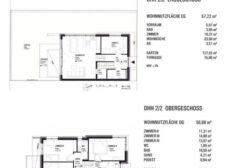 Doppelhaushälfte zum Kauf - Erstbezug 598.000 € 5 Zimmer 113,4 m² Großhöflein 7051