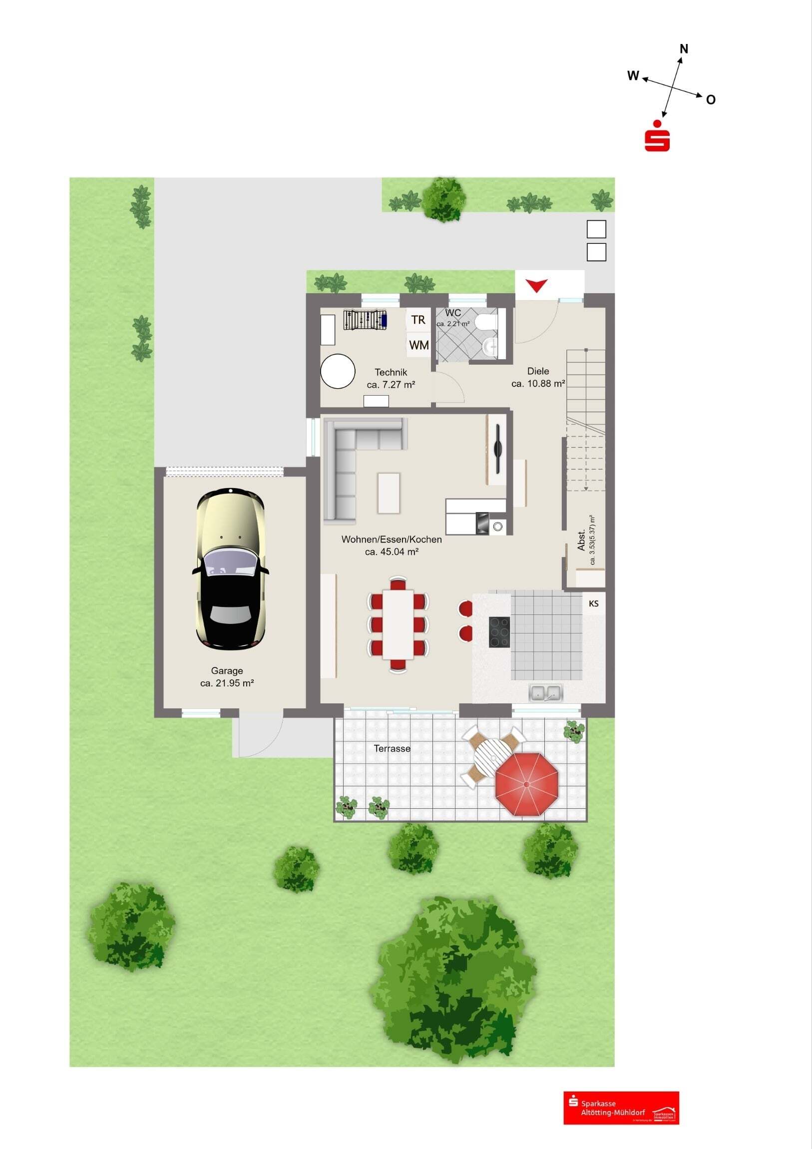 Doppelhaushälfte zum Kauf 559.000 € 6 Zimmer 175 m²<br/>Wohnfläche 324 m²<br/>Grundstück Altötting Altötting 84503