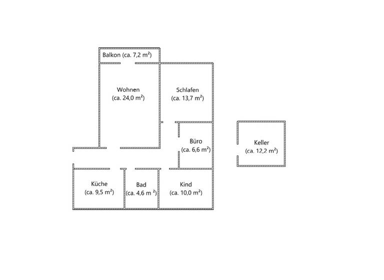 Wohnung zum Kauf provisionsfrei 229.000 € 3,5 Zimmer 82,7 m² Geschoss 1/3 Barmstedt 25355