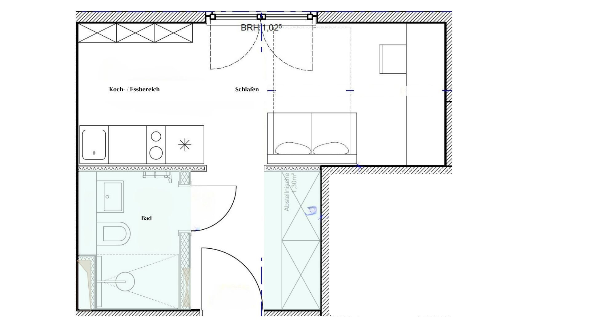 Wohnung zum Kauf provisionsfrei 179.990 € 1 Zimmer 24 m²<br/>Wohnfläche 1.<br/>Geschoss ab sofort<br/>Verfügbarkeit Mahlsdorf Berlin 12623