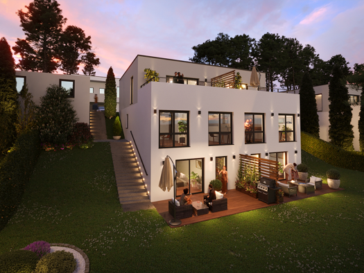 Doppelhaushälfte zum Kauf provisionsfrei 5 Zimmer 124 m² 428 m² Grundstück Hartwaldstraße 29 - 31 Mering 86415