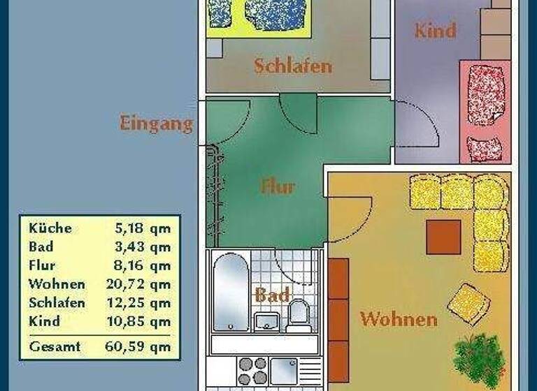 Wohnung zur Miete nur mit Wohnberechtigungsschein 438 € 3 Zimmer 60,6 m² 2. Geschoss frei ab 08.03.2026 Lise-Meitner-Str. 15 Gorbitz-Nord/Neu-Omsewitz Dresden 01169