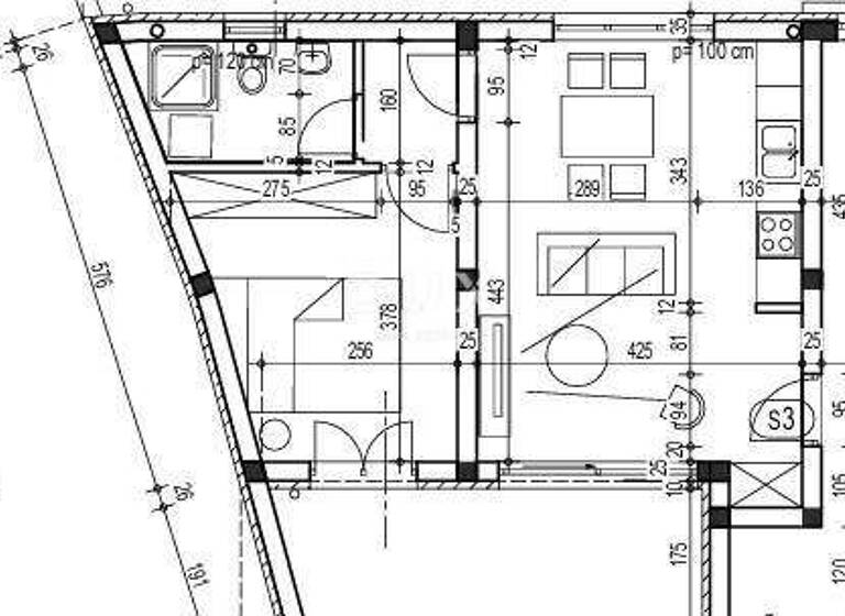 Wohnung zum Kauf 181.200 € 2 Zimmer 51 m² 1. Geschoss Liznjan