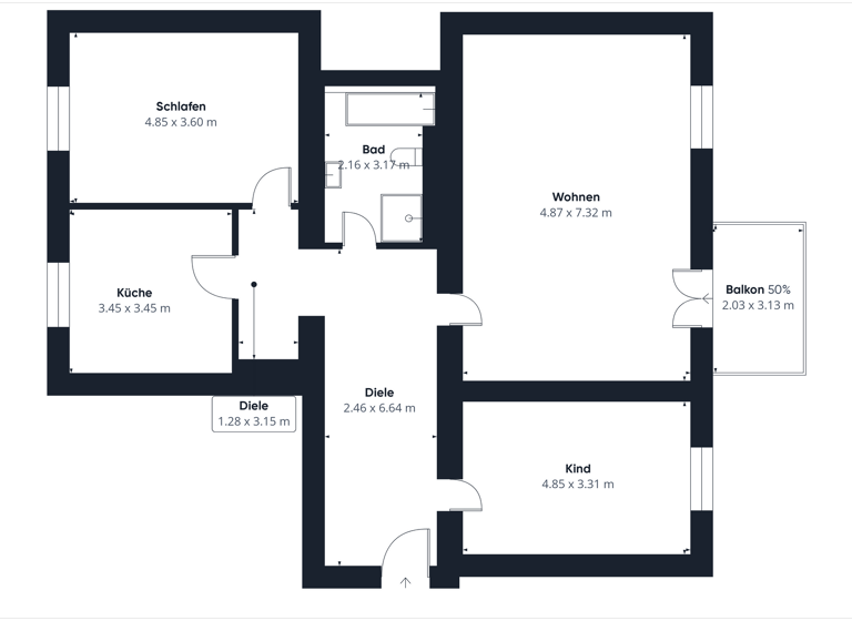 WG-Zimmer zur Miete 819 € 3 Zimmer 117 m² 1. Geschoss Tulpenhof 2 Mariental 38368