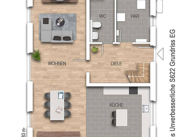 Haus zum Kauf provisionsfrei 336.950 € 5 Zimmer 154 m² 1.074 m² Grundstück Meisenweg Alt Garge Bleckede 21354
