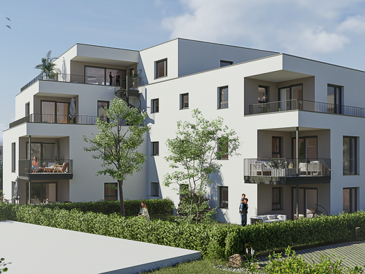 Wohnung zum Kauf - Neubau 410.000 € 2 Zimmer 54 m² EG Basler Landstraße 72 St. Georgen Freiburg im Breisgau 79111
