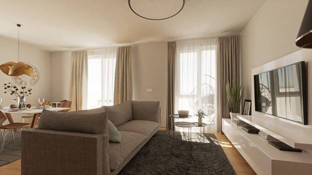 Wohnung zum Kauf - Neubau provisionsfrei 995.000 € 5 Zimmer 117,3 m² Dachgeschoss, 3. Geschoss Philippine-Schulz-Weg 1 Oberrad Frankfurt am Main 60599