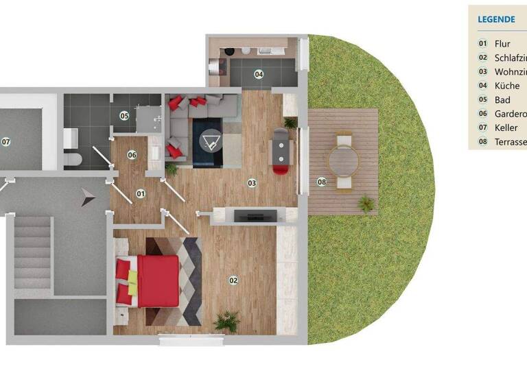 Wohnung zum Kauf 135.000 € 2 Zimmer 55 m² EG Niederfüllbach 96489