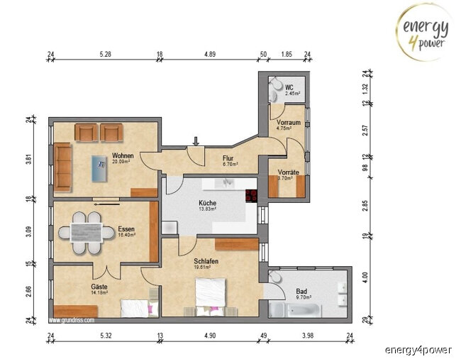 Wohnung zur Miete 1.050 € 4 Zimmer 111 m²<br/>Wohnfläche 2.<br/>Geschoss Altstadt / Innenstadt 16 Fürth 90762