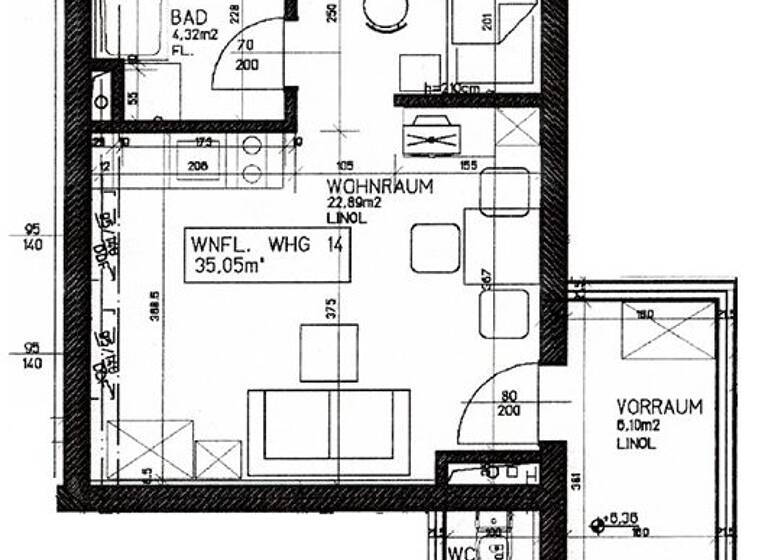 Wohnung zur Miete 551 € 35,1 m² Spitalgasse 8a/14 Horn 3580