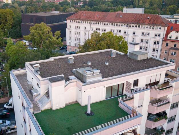 Penthouse zur Miete 1.500 € 2 Zimmer 103 m² Geschoss 5/6 frei ab sofort Veilhof Nürnberg 90489