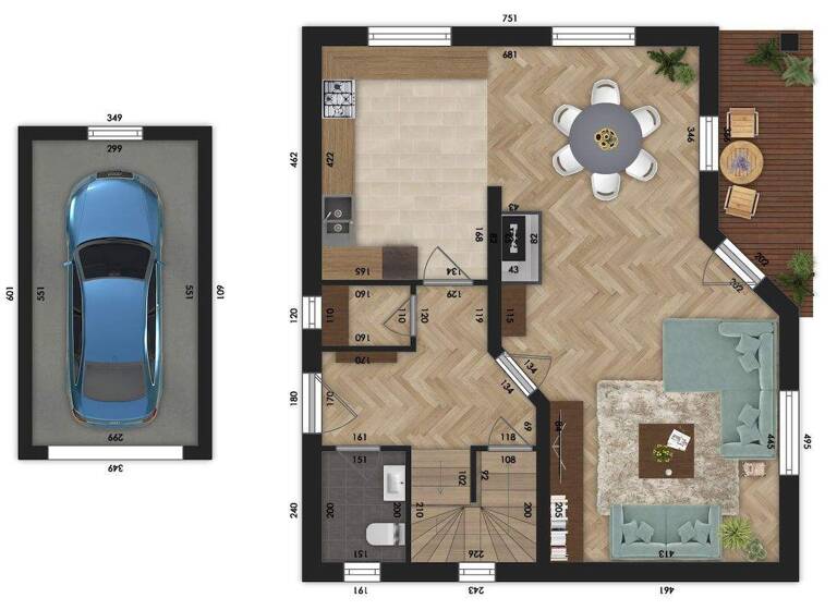Einfamilienhaus zum Kauf 365.000 € 4 Zimmer 125 m² 646 m² Grundstück Marktschorgast 95509