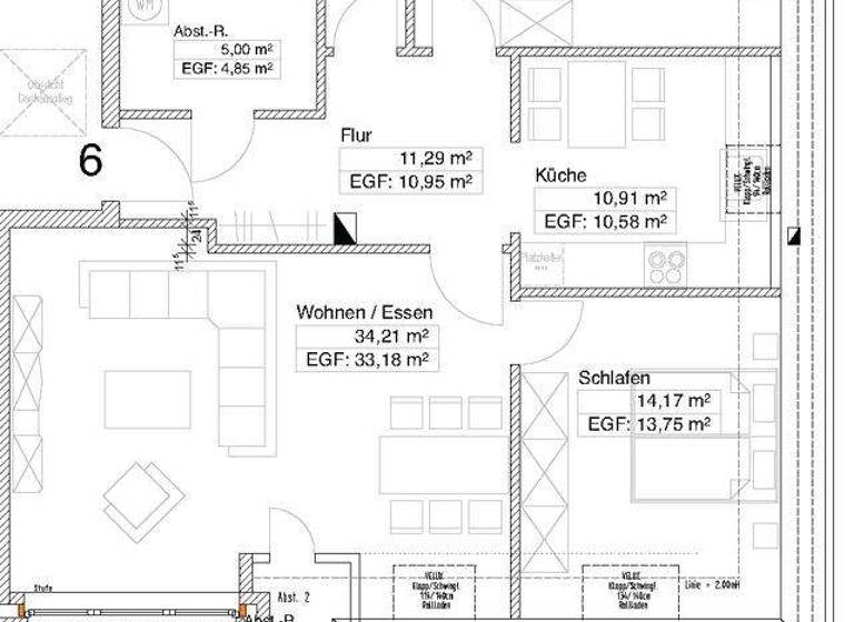 Wohnung zum Kauf - Erstbezug 499.000 € 3 Zimmer 102,4 m² frei ab 01.09.2026 Mühlenstraße 48 Geesthacht 21502
