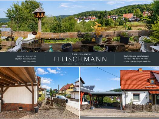 Doppelhaushälfte zum Kauf 168.000 € 3 Zimmer 92,3 m² 444 m² Grundstück Zella-Mehlis 98544