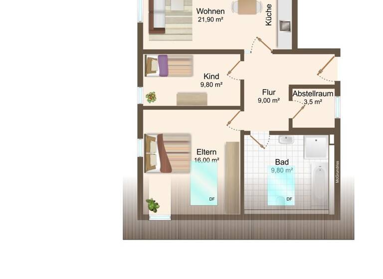 Wohnung zum Kauf - Erstbezug 619.000 € 3 Zimmer 73 m² Dachau 85221