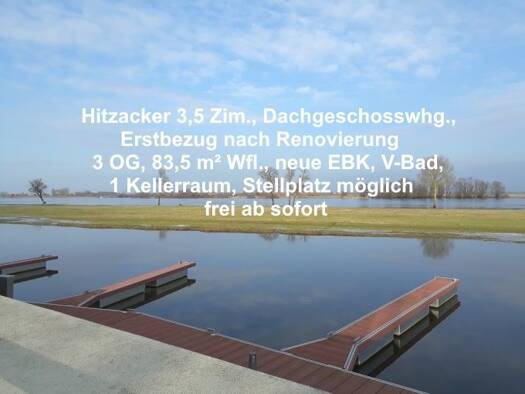 Wohnung zur Miete 675 € 3,5 Zimmer 83,5 m² 3. Geschoss frei ab sofort Hitzacker 29456