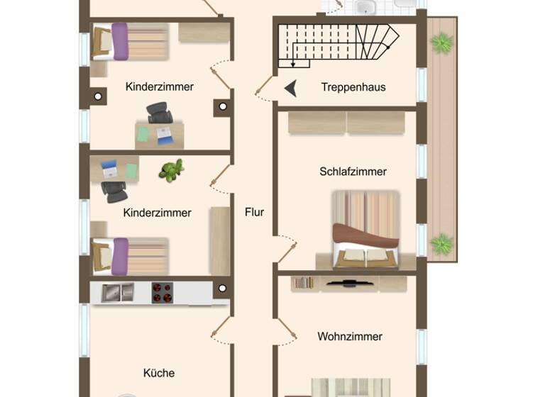 Wohnung zum Kauf 250.000 € 5 Zimmer 142 m²<br/>Wohnfläche Niederschopfheim Hohberg 77749