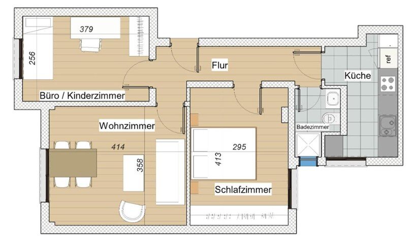 Studio zum Kauf provisionsfrei 494.000 € 2,5 Zimmer 50,1 m²<br/>Wohnfläche EG<br/>Geschoss Eppendorf Hamburg 20251