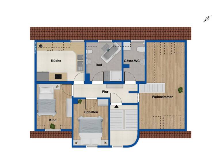 Wohnung zum Kauf 152.000 € 3,5 Zimmer 103,2 m² 4. Geschoss Mittelstadt Hagen 58095
