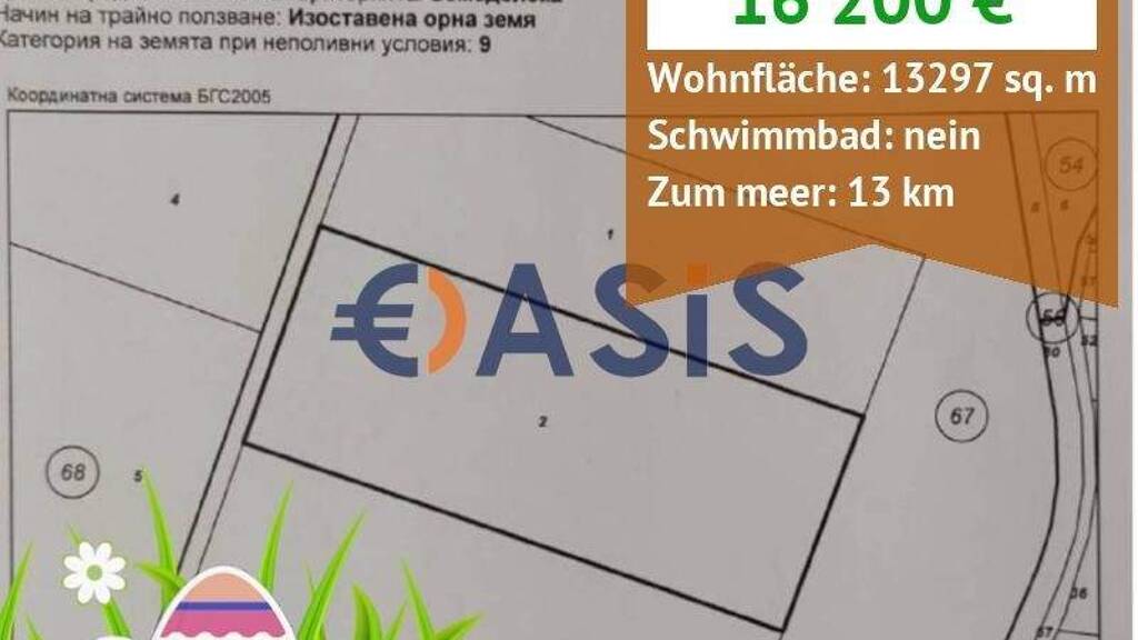 Grundstück zum Kauf provisionsfrei 16.200 € Bryastovets 8113