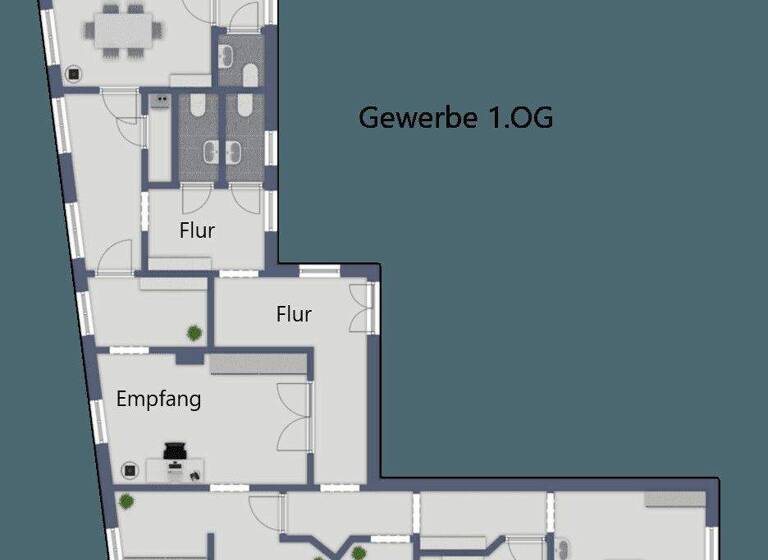 Bürogebäude zur Miete 895 € 137,1 m² Bürofläche Eilenburger Straße 2 Delitzsch 04509