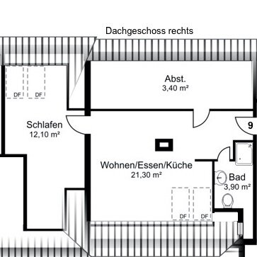 Wohnung zur Miete 495 € 2 Zimmer 52,2 m²<br/>Wohnfläche 01.01.2025<br/>Verfügbarkeit Adendorf Adendorf 21365