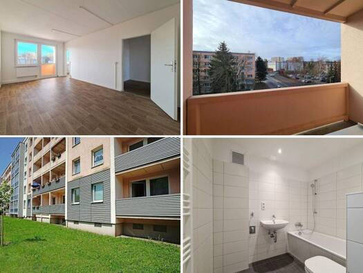 Wohnung zur Miete 415 € 4 Zimmer 71 m² 5. Geschoss Maxim-Gorki-Straße 15 Freiberg 09599