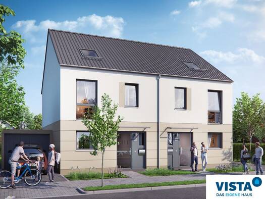 Doppelhaushälfte zum Kauf - Erstbezug 446.400 € 5,5 Zimmer 129 m² 209 m² Grundstück Gebgernstraße 3 Langenlonsheim 55450