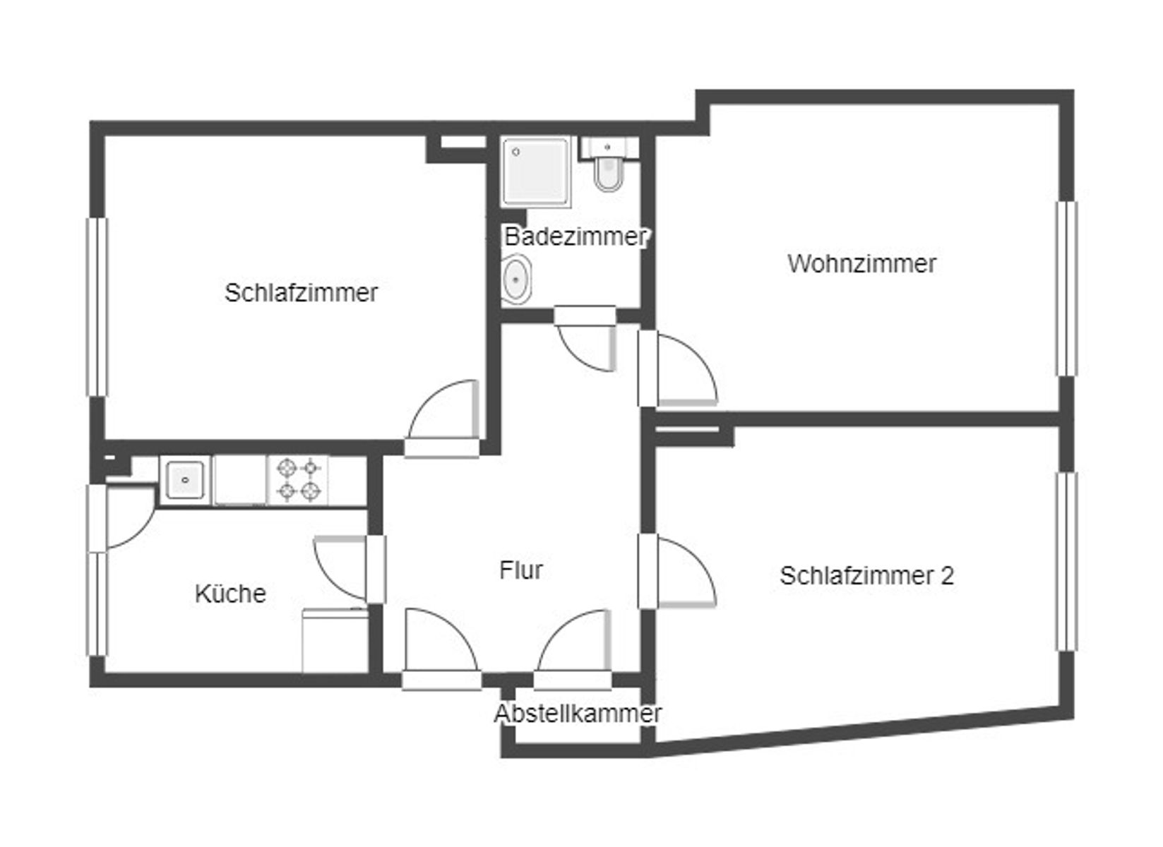 Wohnung zum Kauf 229.000 € 3 Zimmer 63,3 m²<br/>Wohnfläche EG<br/>Geschoss Ravensberg Bezirk 1 Kiel 24118